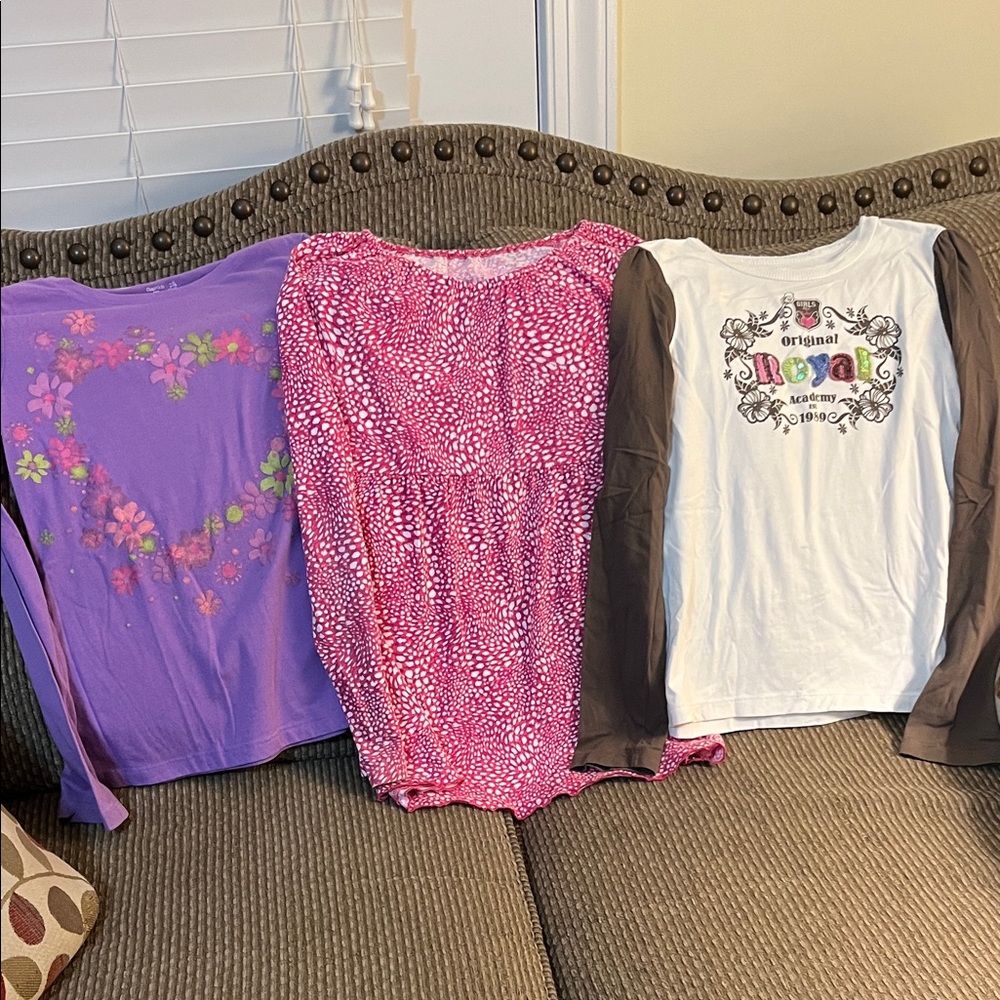 Colorful Long Sleeve Tops Set